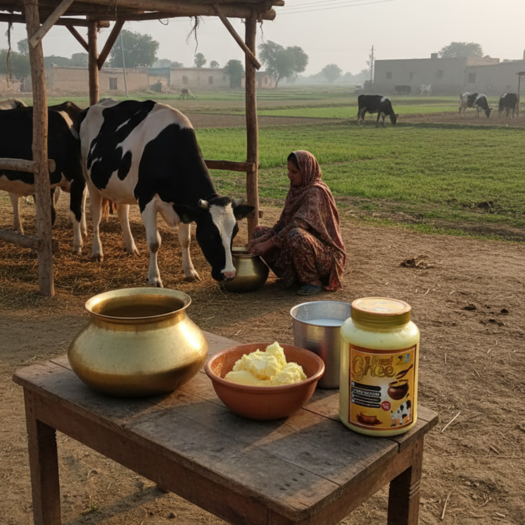 PureFrenzy™ Premium Desi Ghee – 100% Pure Traditional Taste (1kg)